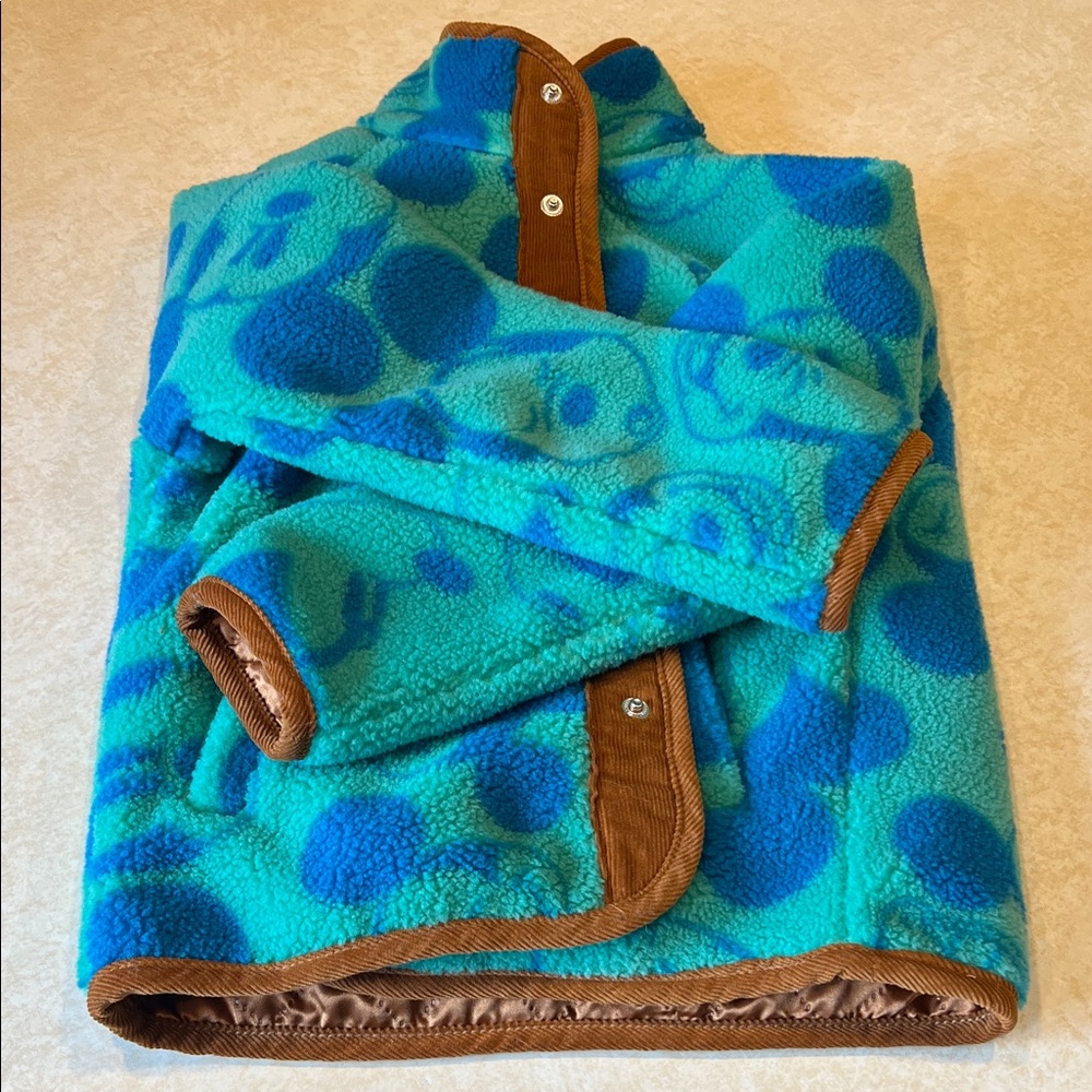 Disney Blue and Brown Kids Puffer Jacket